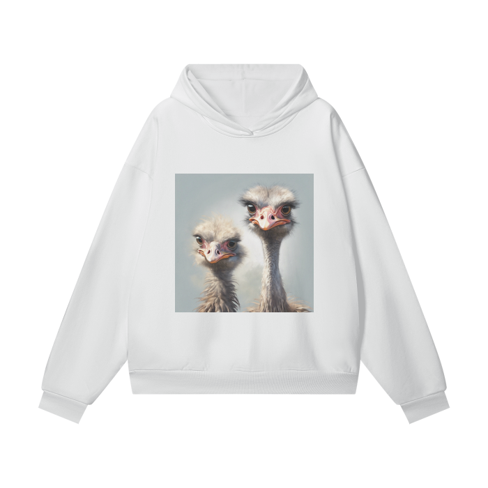 Judgy Animals - Oversize Heavyweight Hidden Pocket Fleece Hoodie