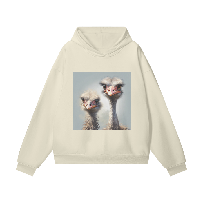Judgy Animals - Oversize Heavyweight Hidden Pocket Fleece Hoodie