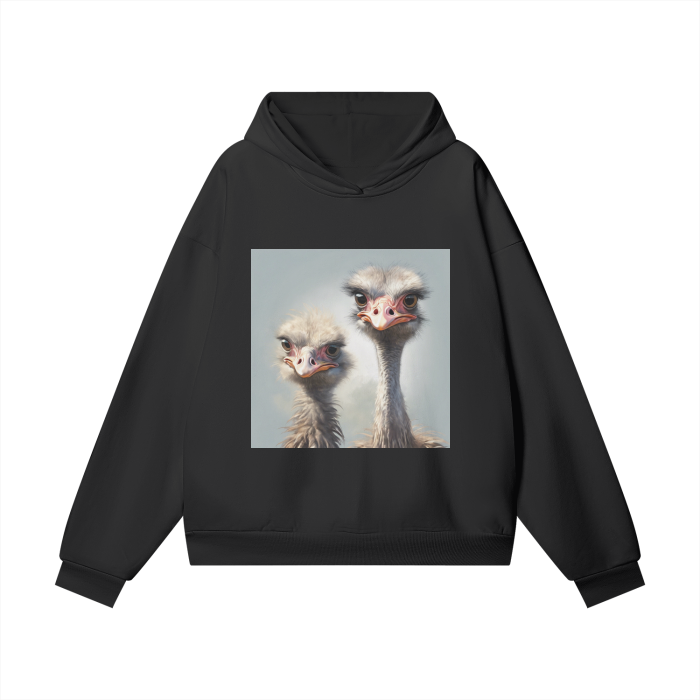 Judgy Animals - Oversize Heavyweight Hidden Pocket Fleece Hoodie