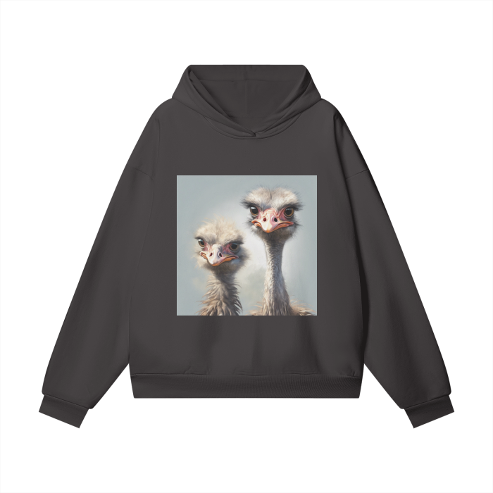 Judgy Animals - Oversize Heavyweight Hidden Pocket Fleece Hoodie